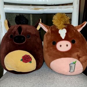Squishmallow Kentucky Derby Collection,Set Of 2, Rosie And Julup